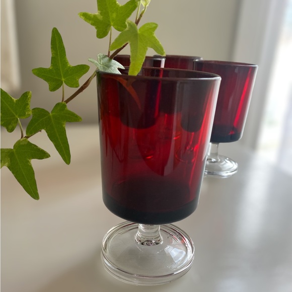 Luminarc Cavalier | Ruby Red | Glass Set 🥀 - Picture 4 of 5
